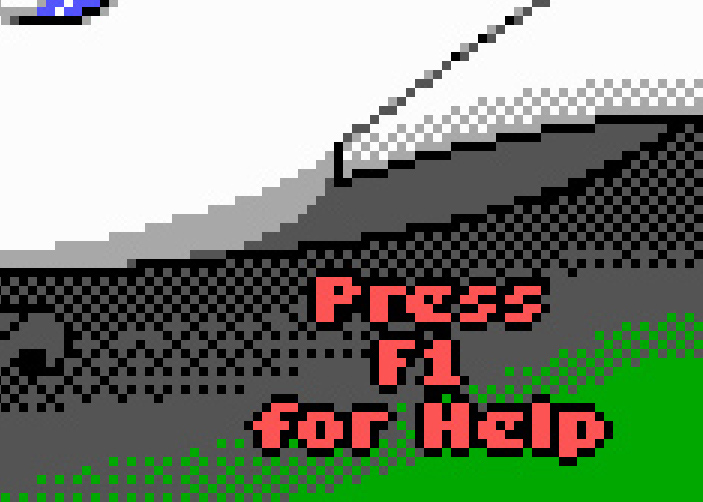 Press F1 to help Commander Keen